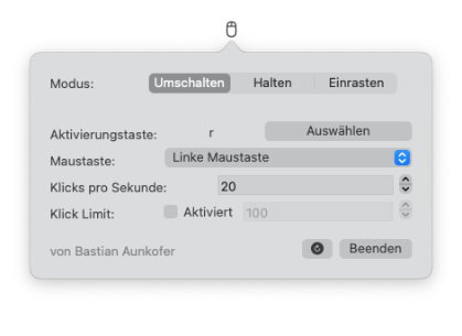 MaClicker App Screenshot